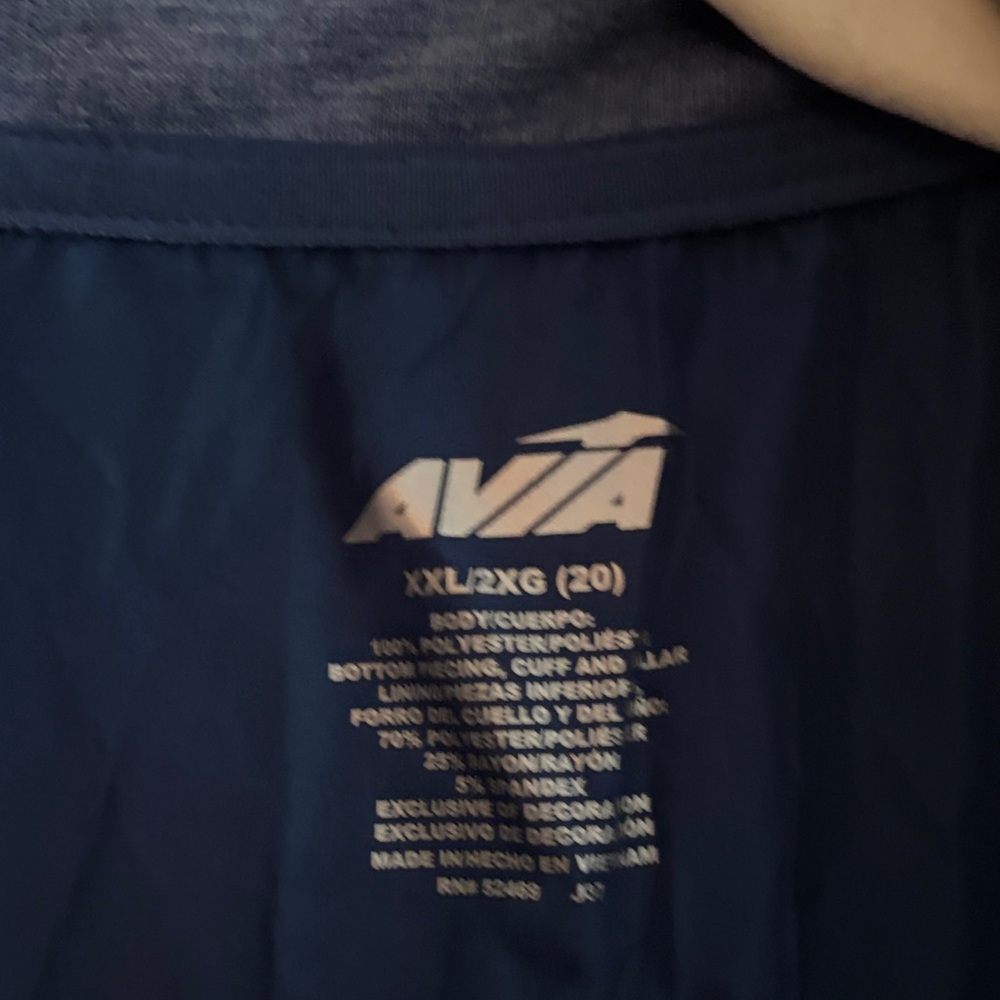 NWT Avia Two-Tone Navy Utility Zip Jacket - Picture 2 of 7